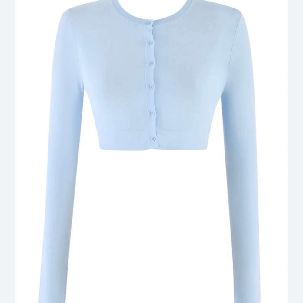 BRAND NEW WITH TAGS I.AM.GIA AUDRINA CARDIGAN POWDER BLUE Cardigan Sweater